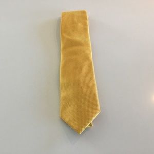 Canali Gold on Gold 100% Silk Tie.